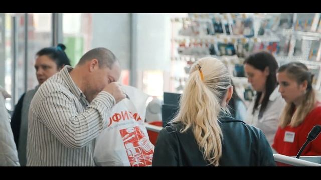 Открытие гипермаркета и копицентра ОФИСМАГ в Серпухове. май 2017