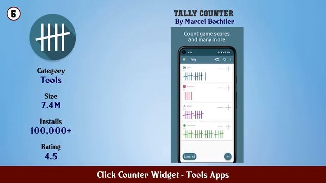 Top 10 Click Counter Widget Android Apps