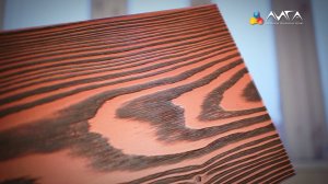 195. Бронзовое дерево с брашированием