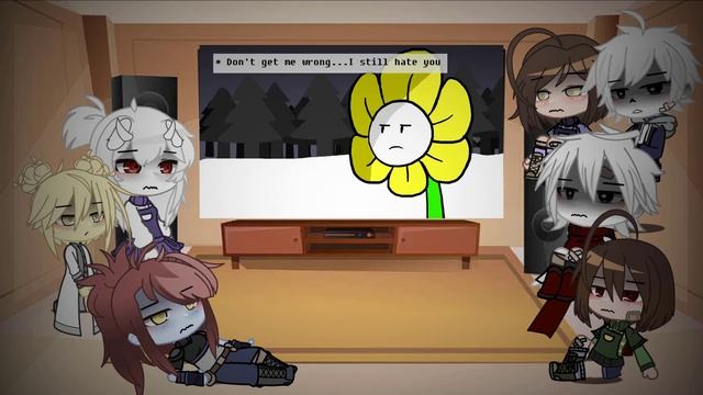 Undertale react to ||DETERMINATION||glitchtale s1 ep3|| 1/2 смотреть онлайн