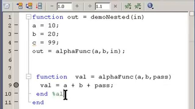 Basics Nested functions MATLAB смотреть онлайн