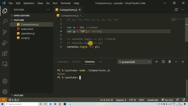 07 JavaScript Comparison and Logical Operators in Hindi