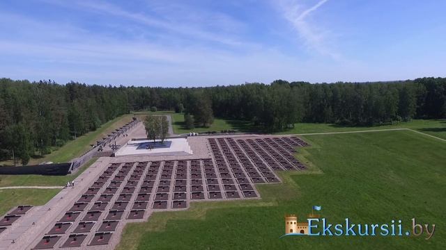 Мемориальный комплекс «Хатынь» - аэросъемка 2018 года, Экскурсии по Беларуси смотреть онлайн