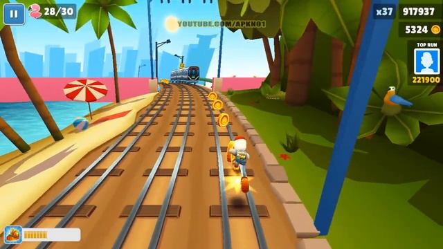 SUBWAY SURFERS GAMEPLAY PC HD - MIAMI - JAKE+TRICKY смотреть онлайн