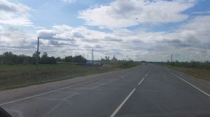 Трасса из Оренбург в Соль-Илецк. На соленное озеро.