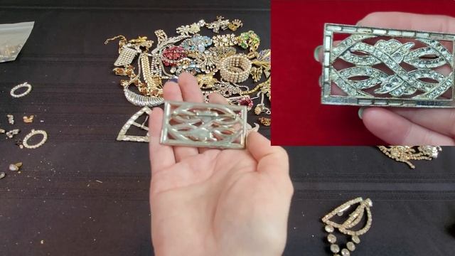 196 Часть 2. Винтажная бижутерия. Распаковка винтажного 