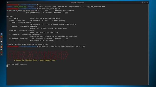 CorsScanner Fast CORS misconfiguration vulnerabilities scanner? смотреть онлайн