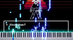 Undertale Yellow OST - Showdown! (Piano Tutorial & Sheet)