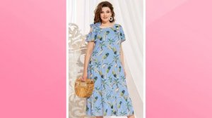 Белорусские летние платья Vittoria Queen. Женские платья больших размеров