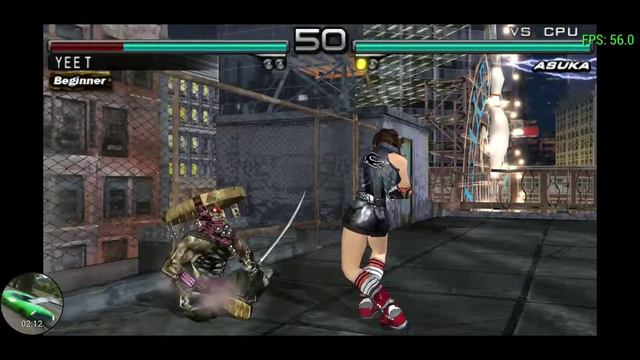 Playing Tekken 5 with PSP emulator