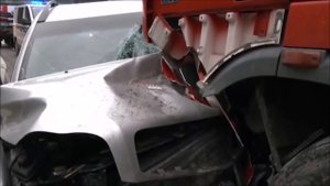 Volvo crash. Volvo XC90 vs DAF truck. Volvo for life. DDrive
