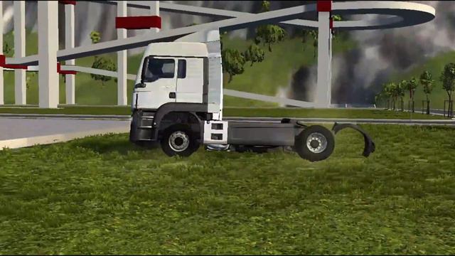 Beam ng drive ФУРА НЕ СПРАВИЛАСЬ С УПРАВЛЕНИЕМ. смотреть онлайн