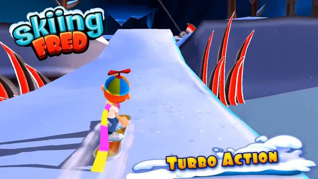 Skiing Fred - Now on Google Play! смотреть онлайн