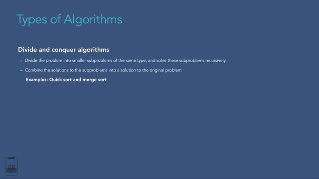 6 Types of Algorithms