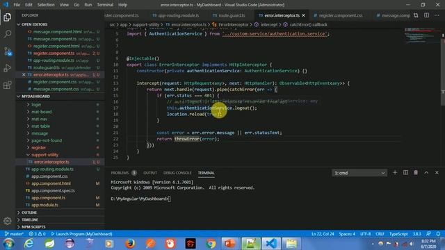 Route Guard & Support Utility || Angular Login & Registration With Fake Back-end