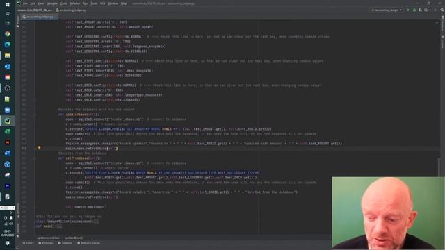 Create Read Update Delete using Python Tkinter