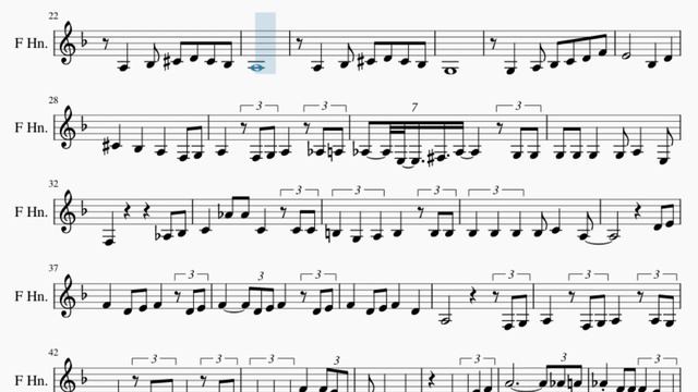 Horn Sheet Music: How to play Arabian Nights (Aladdin) by Will Smith смотреть онлайн