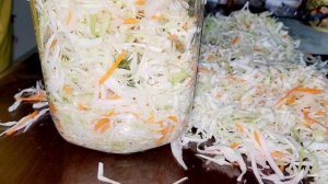 КВАШЕНАЯ КАПУСТА С ХРЕНОМ.🥬🥕