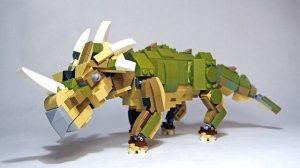 Обзор самодельных Lego динозавров от разных авторов.