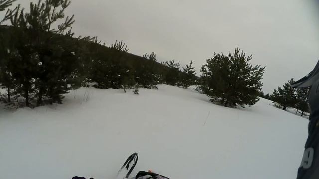 Покатушки на снегоходах 2018. Суровые бундокеры. Большой каменный овраг. смотреть онлайн