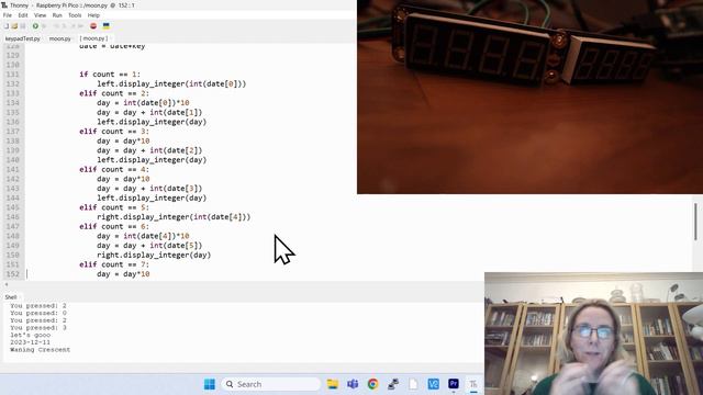 Moon Phase Display with Raspberry Pi Pico