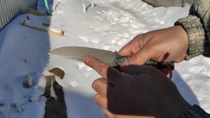 повседневный нож из к110 и микарты