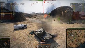 Эль-Халлуф, Т-29 танкует от башни и вообще ведет себя вызывающе. :)(Т-29 американский тяжелый танк)