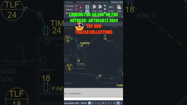 AutoCAD 2016-2024 | AutoCAD LT 2024 Based - Trazar Collections (Mechanical, Electrical, Plumbing)