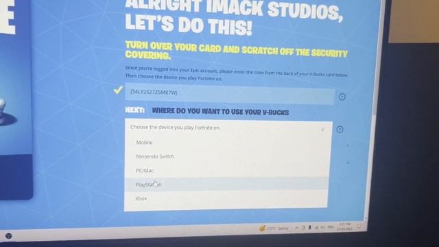 How to REDEEM Fortnite V-BUCKS CODE on XBOX! (EASY METHOD)