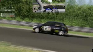 Renault CLIO (1) Groupe A - 220hp/230nm/1tonne - Nurburgring  Nordschleife 20832m - Assetto Corsa P