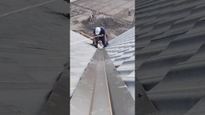 Монтаж декоративной ендовы #dnipro #roof #кровля