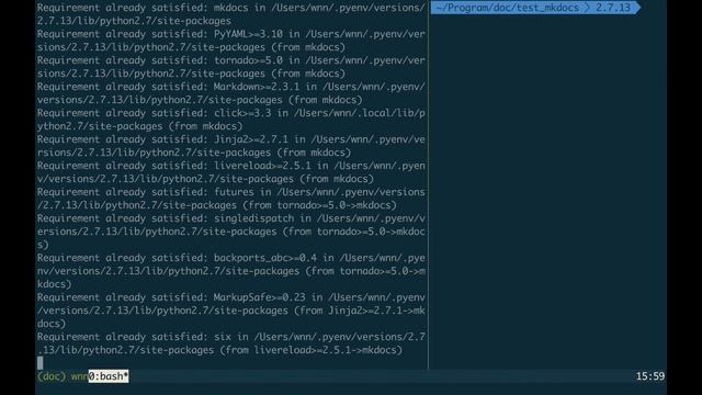 程序员的文档利器 gitbook/mkdocs/sphinx смотреть онлайн