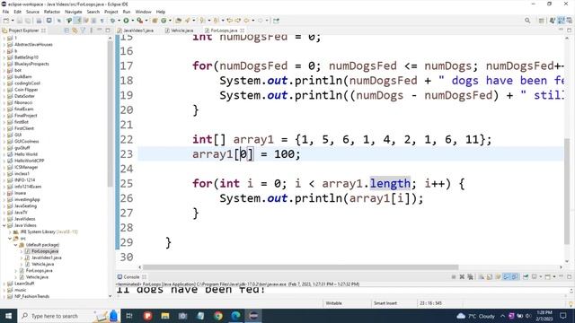 For Loops (Java Tutorial) смотреть онлайн