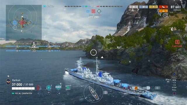 Azur Lane Chapayev First Impressions | World of Warships: Legends смотреть онлайн