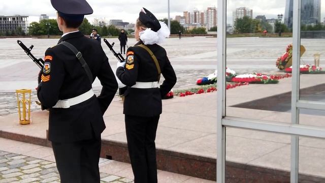 #паркпобеды Школа 2073 Вахта памяти пост №1 Парк Победы Поклонная гора Москва Кадеты