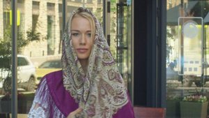 Платок шерстяной с шелковой бахромой "Сны белых цветов", вид 15