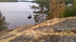 Лодка Викинг 340.мотор Yamaha 6 л.с четырёх тактный.Карелия посёлок Тиурула 2018 год.