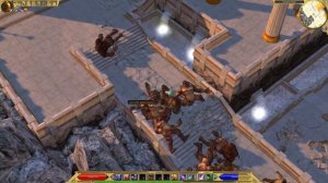 Titan Quest РАЗБОЙНИК КОПЬЁ три ТИФОНА хмах мод