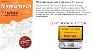 Математика в схемах и таблицах. 1-4 классы Видеообзор