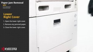 Kyocera Paper Jam Removal (ECOSYS M8124cidn, ECOSYS M4125idn)