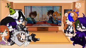 ?||Afton family react to:FNAF 4 bullies being idiots||?