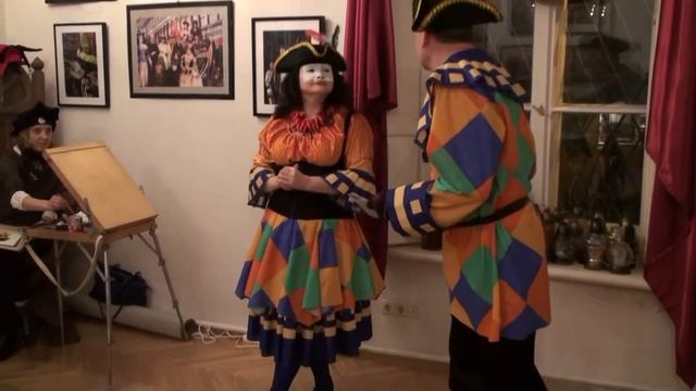 Венецианский 2020 карнавальный квартирник и шествие в Риге. Part.7 смотреть онлайн