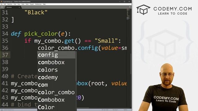 Dependent Drop Downs and List Boxes - Python Tkinter GUI Tutorial #152 смотреть онлайн
