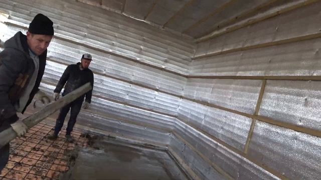 Стяжка пола по маякам.  Стяжка на пеноплекс.  Стяжка на арматуре. Стяжка своими руками.