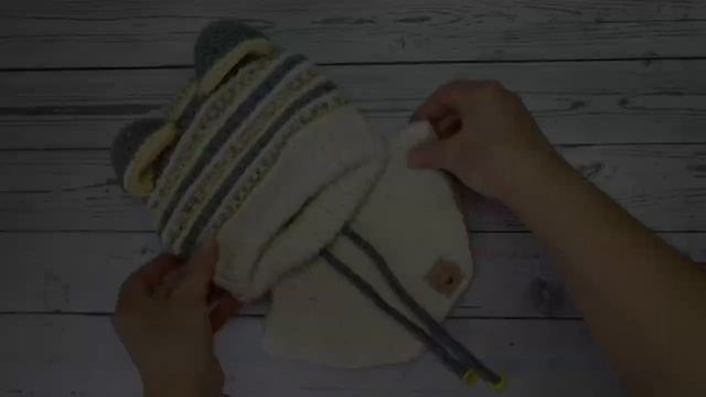 Вязаная Детская Шапка-Шлем ?Видео Обзор смотреть онлайн