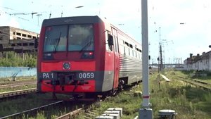 Рельсовый автобус РА1-0059 отправляется резервом со станции Нижний Новгород Московский