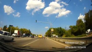 Driving in Moscow region: Мытищи 02/08/2016 (timelapse 4x)