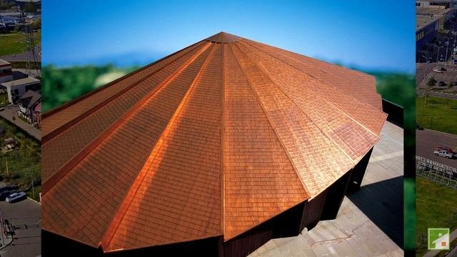 Примеры медной кровли на крыше загородного дома – красиво, эффектно и дорого