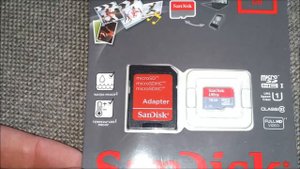 SanDisk Mobile Ultra 16GB MicroSD (Class 10 , UHS-1) - UNBOXING (Unpacked)