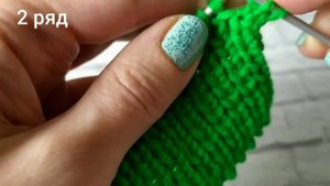 КРАСИВАЯ РЕЗИНКА СПИЦАМИ, КОТОРАЯ НЕ РАСТЯГИВАЕТСЯ И ДЕРЖИТ ФОРМУ ПО КРУГУ И ПОВОРОТНЫМИ РЯДАМИ